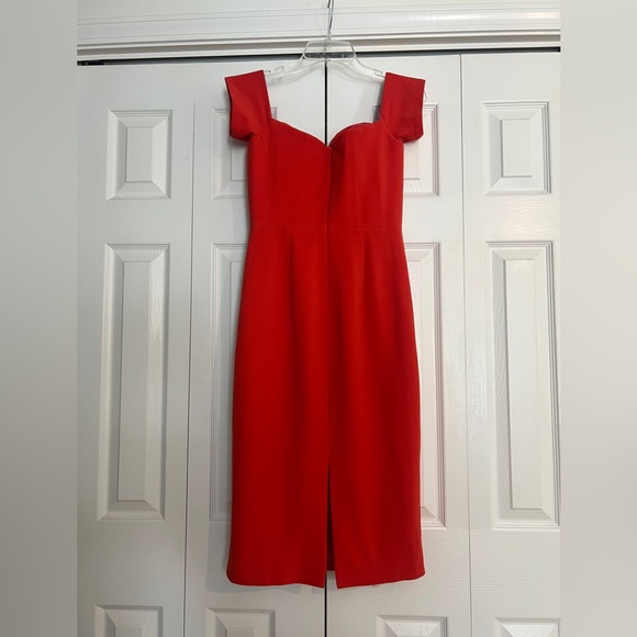 Dress the Population Bailey dress in poppy size small - Picture 3 of 4